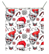 Load image into Gallery viewer, Santa Skulls Tumbler