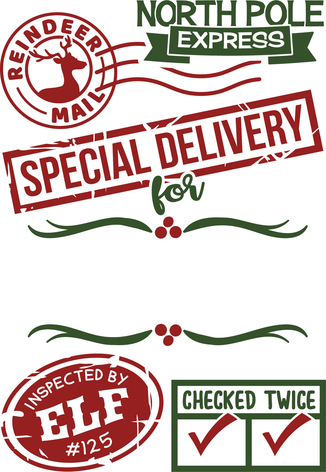 Santa Sacks - SPECIAL DELIVERY