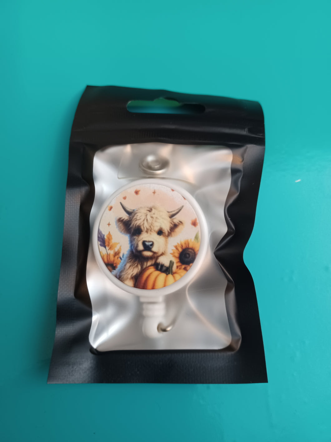 Moocow with Pumpkins Badge Reel