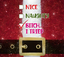 Load image into Gallery viewer, Nice, Naughty, B*tch I tried Tumbler
