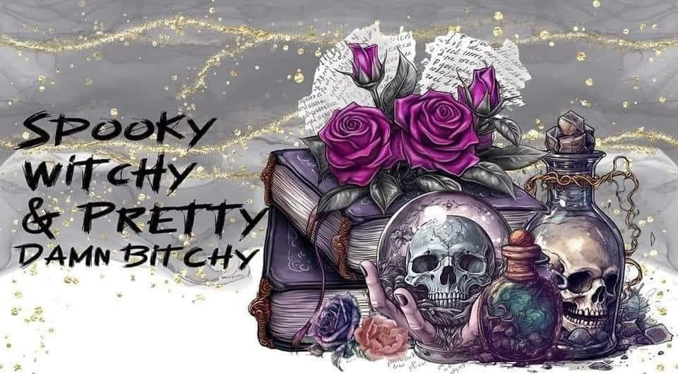 Spooky Witchy and pretty damn B*tchy tumbler