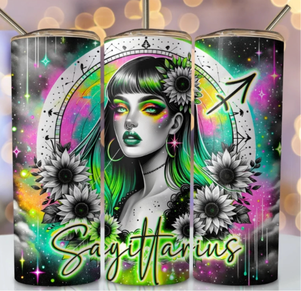 Lady Zodiac Sargittarius Tumbler