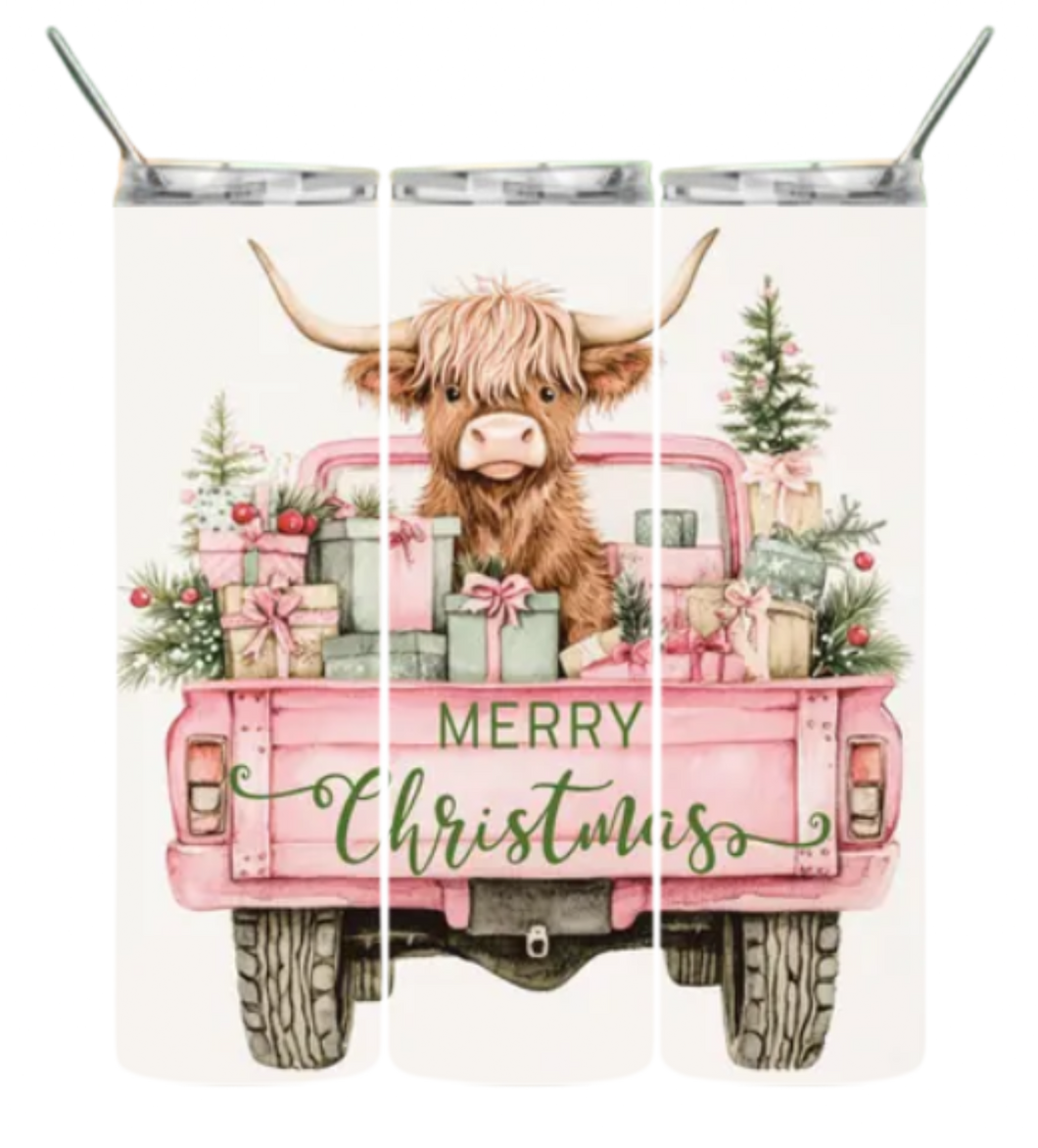 Moocow Merry Christmas Tumbler
