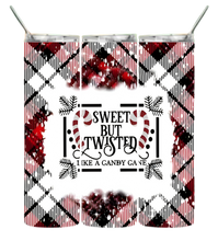 Load image into Gallery viewer, Sweet and Twisted like a candy cane Tumbler
