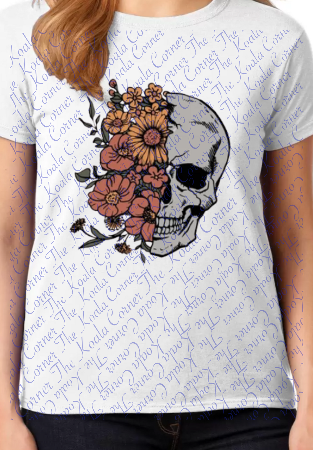 Sunflower Skull Shirt