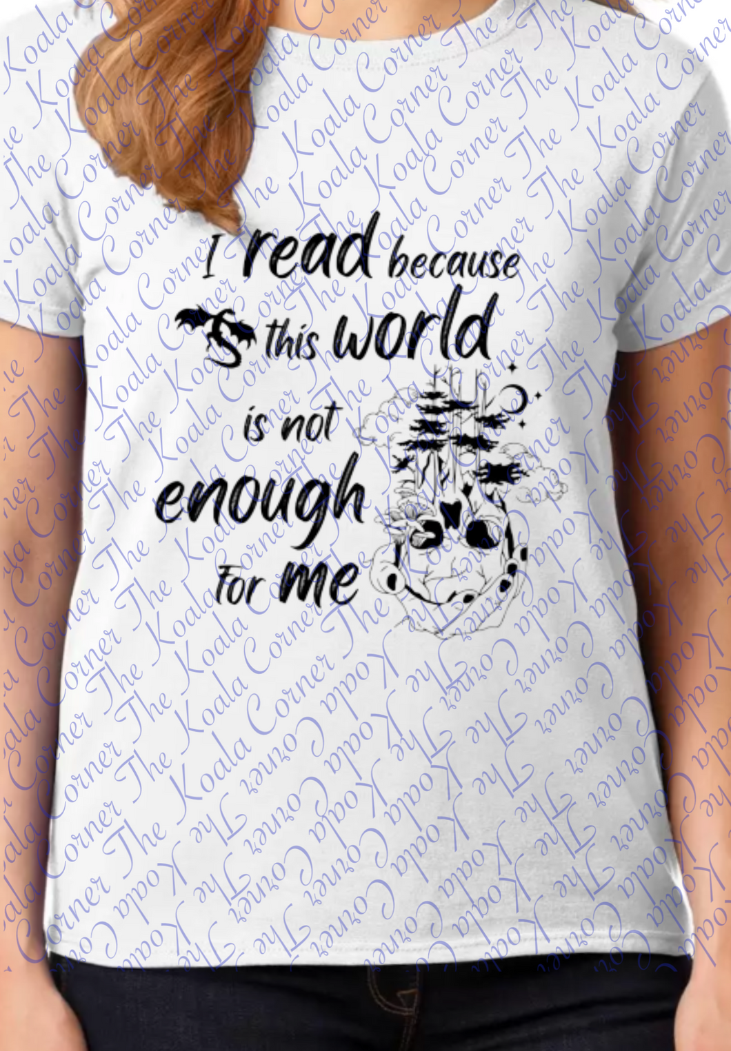 I read because this world is not enough for me Shirt