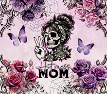 Load image into Gallery viewer, Hot mess MOM Tumbler
