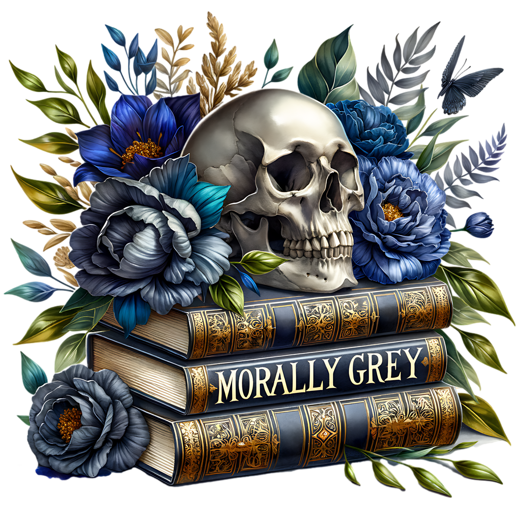 Morally Grey Dark Blue Tumbler