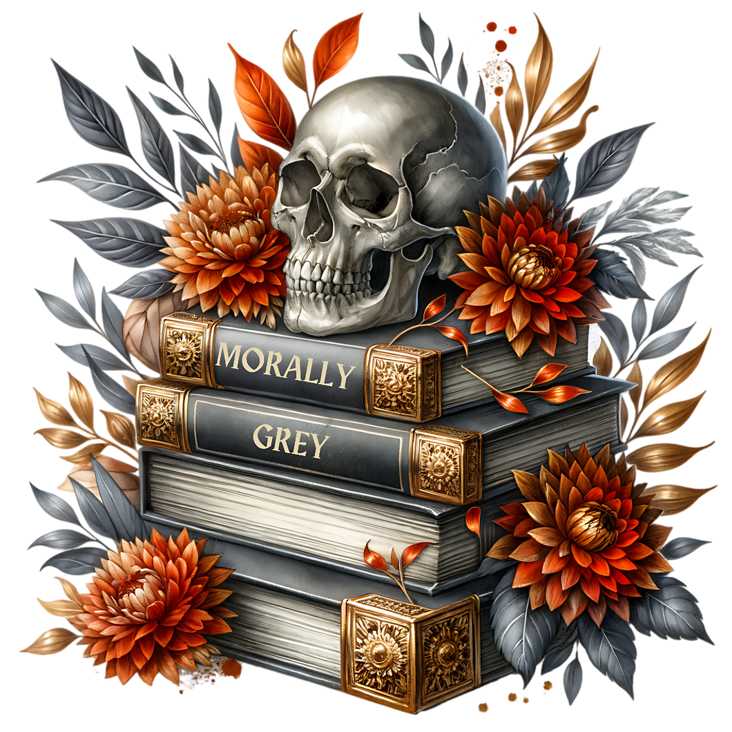 Morally Grey Orange tumbler