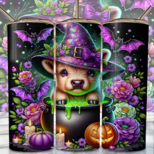 Spooky Moocow tumbler