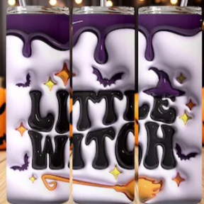 Little Witch puff tumbler