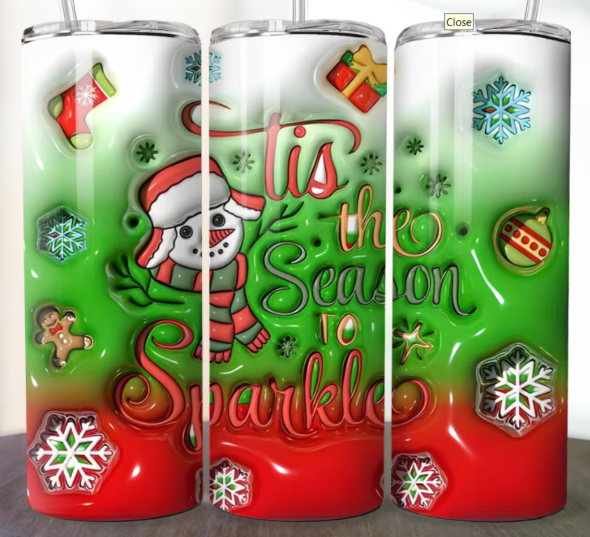 Tis the season to sparkle Tumbler