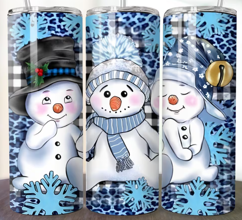 Three Snowman Tumbler
