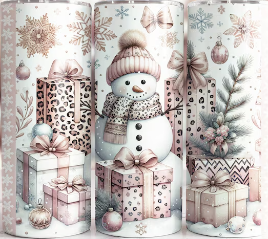 Snowman wiith gifts Tumbler