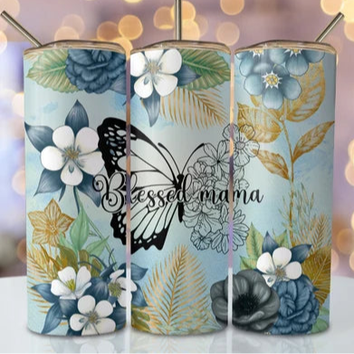 Butterfly Best Mama Tumbler