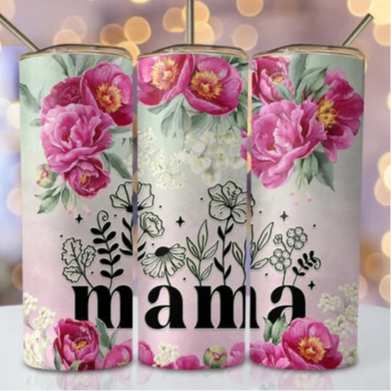 MAMA with Roses Tumbler