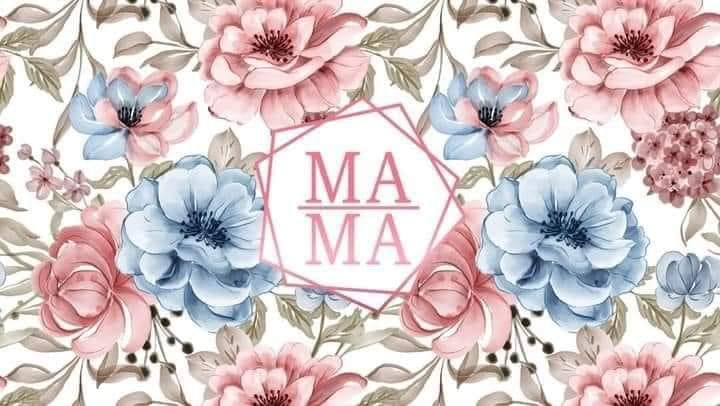 MAMA with flowers Tumbler