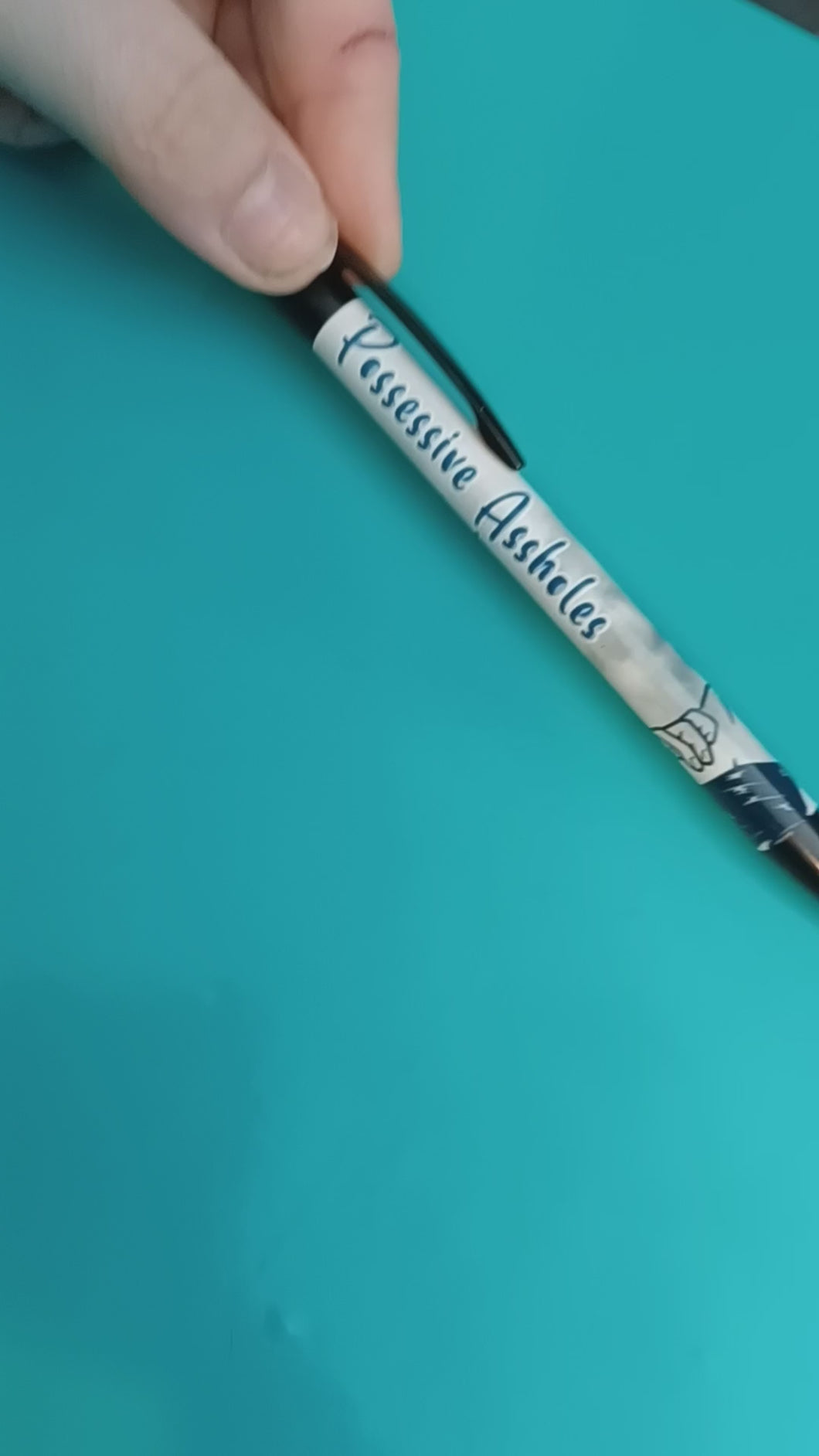 Possesive assholes are my weakness Pens Blue