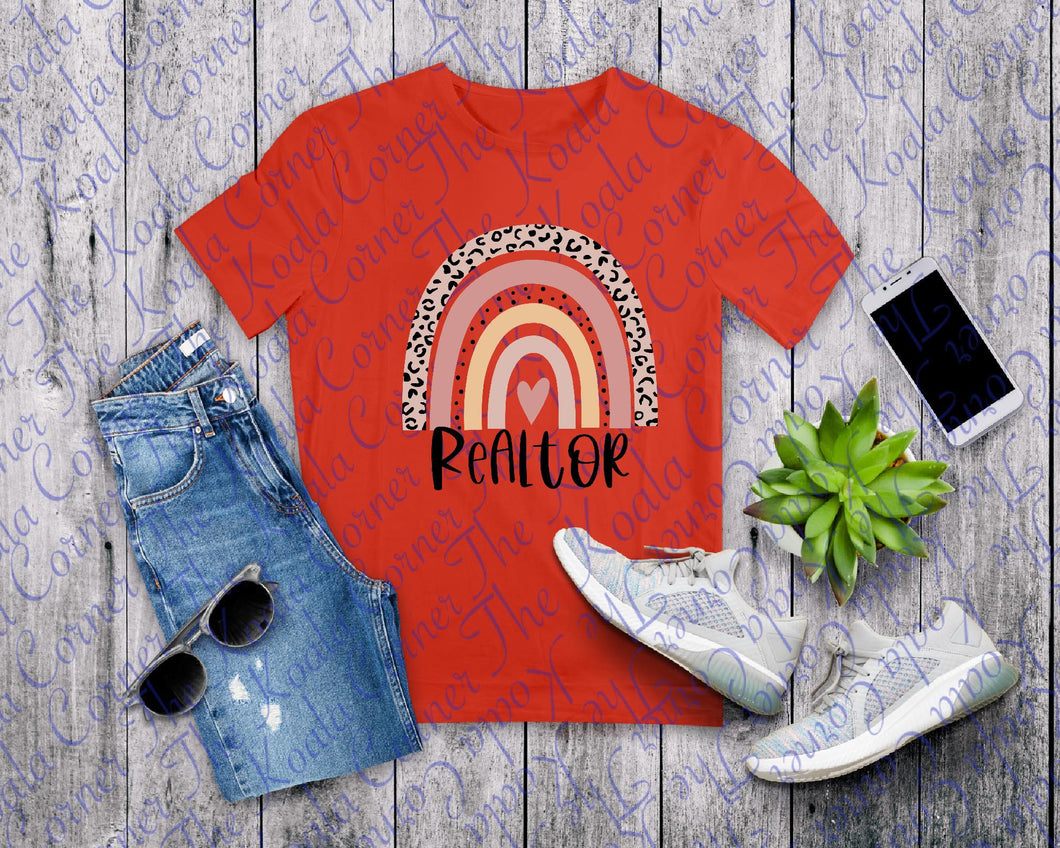 Realtor rainbow Shirt