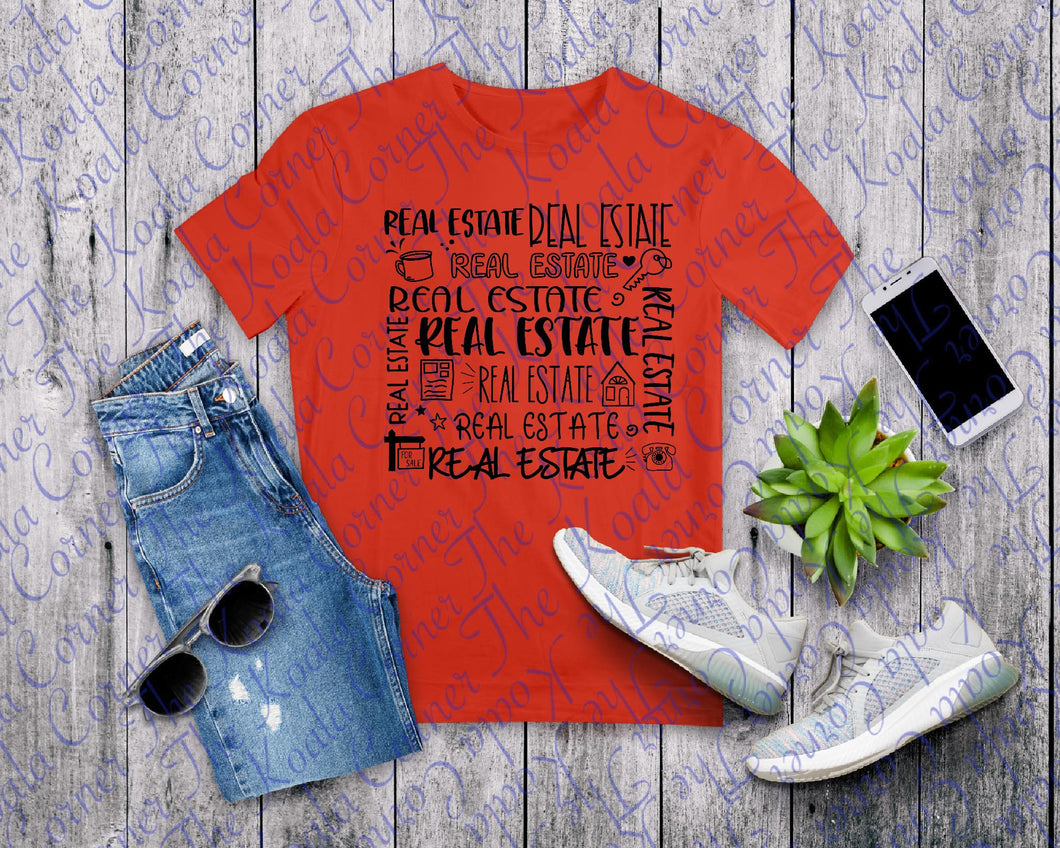 Real Estate Collage  Shirt