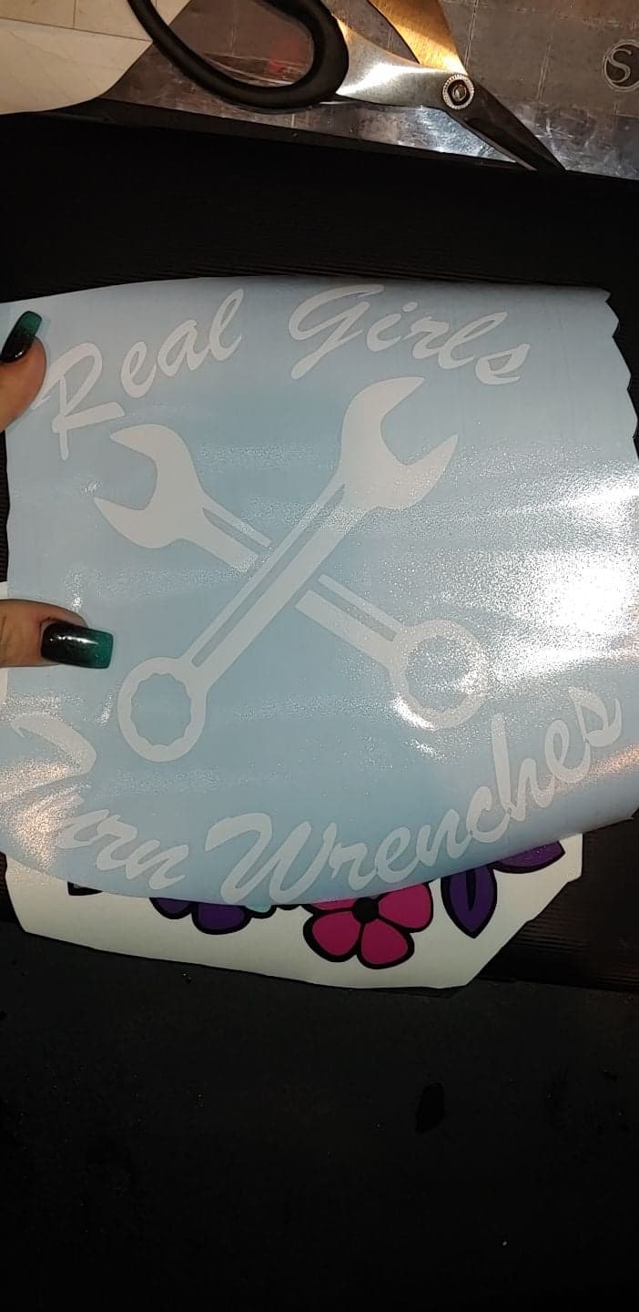 Real Girls Turn Wrenches Decal