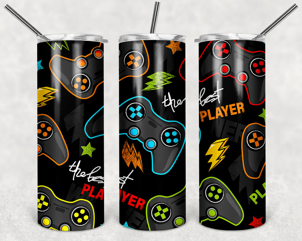 The Best Player Multicolor Controllers Tumbler