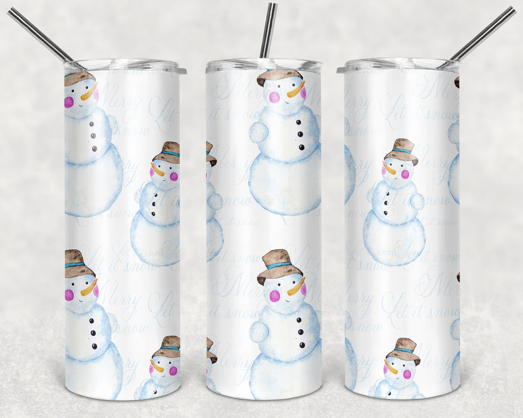 Snow Man  Tumbler