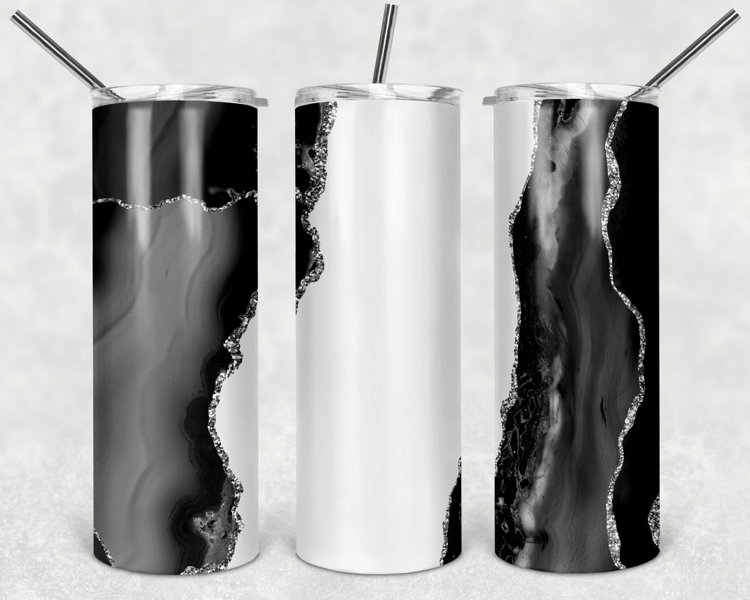 White Through Black Tumbler