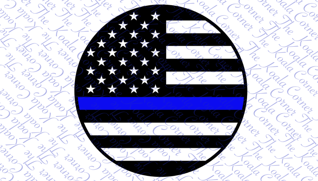 POLICE CIRCLE Car Decal