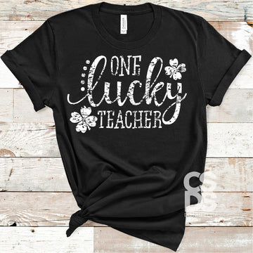 One Lucky Teacher Shirt