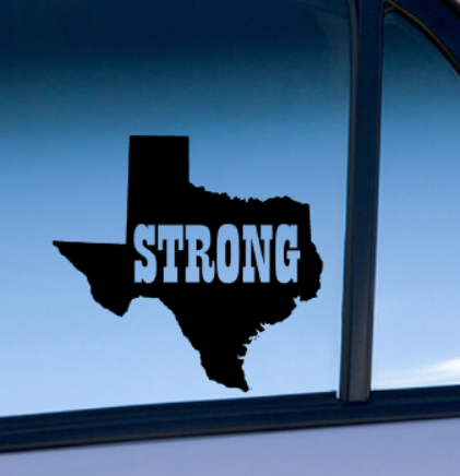 Texas strong decal