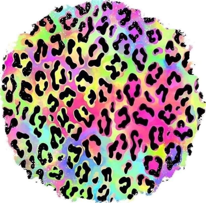 Colorful Chaeta Print Car Coaster