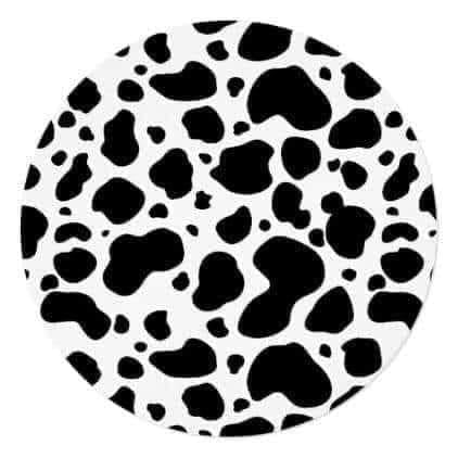 Cowhide Car Coaster