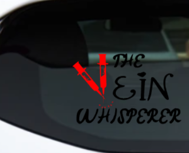 THE VEIN WHISPERER DECAL